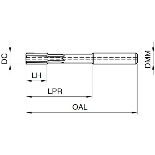 GUHRING 高速加工用リーマ レギュラnanoAコート 3.05mm