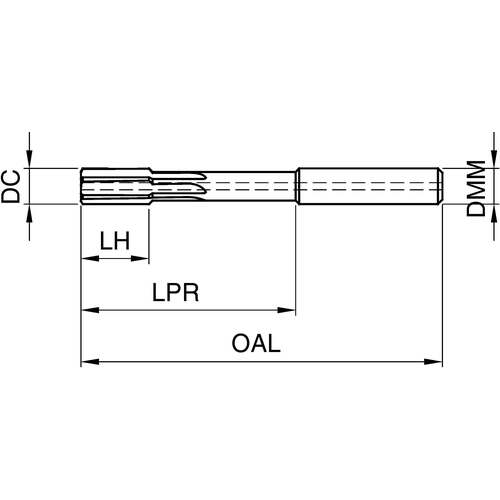 GUHRING 高速加工用リーマ レギュラnanoAコート 19.01mm