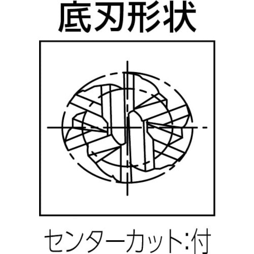 GUHRING 超硬スクエアエンドミル マルチリードRF100SF 高能率仕上げ用6枚刃径8mm