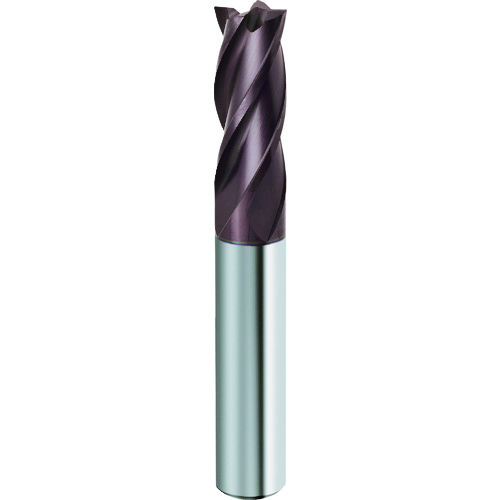 GUHRING 4枚刃エンドミル Power mill レギュラFIREコート 2mm