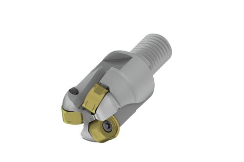 ECON RN10 倣い加工用カッタ、ダブルネガデザイン、内部給油 25E3R032M12-SRN10-C