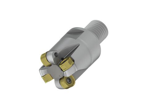 ECON RN10 倣い加工用カッタ、ダブルネガデザイン、内部給油 32E4R042M16-SRN10-C
