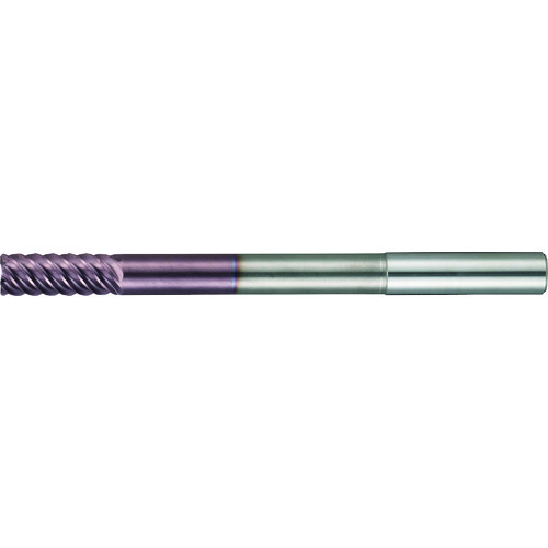 GUHRING 高硬度用多刃エンドミル コーナーR ロングFIREコート 10mm