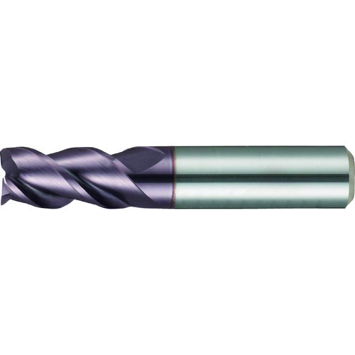 GUHRING 3枚刃エンドミル スタブFIREコート 1mm