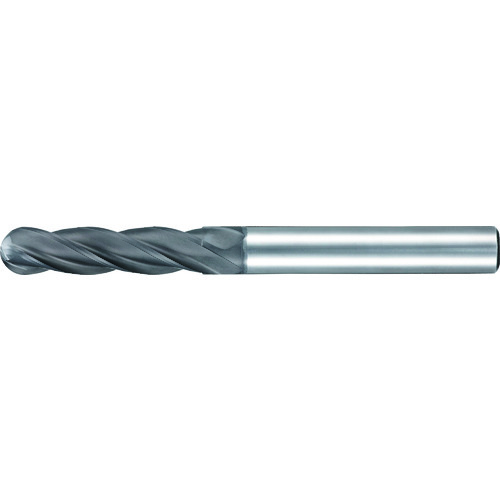 GUHRING 4枚刃ボールエンドミル セミロングダイヤモンドコート 10mm