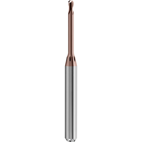 GUHRING 2枚刃高精度ボールエンドミル G-Mold マイクロ 65 B ロング 0.2mm