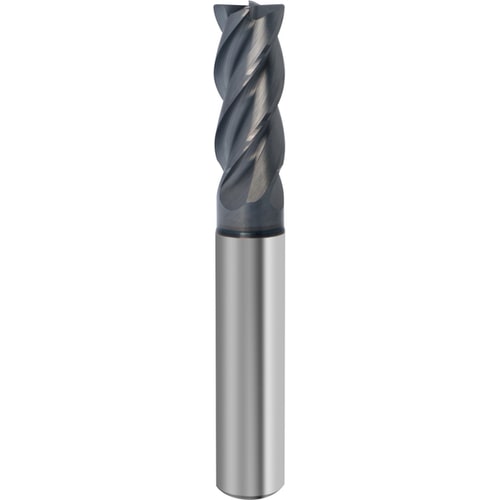 GUHRING 4枚刃エンドミル レギュラ 不等リード RF100Sharp 刃径16mm コーナーR0.5付き