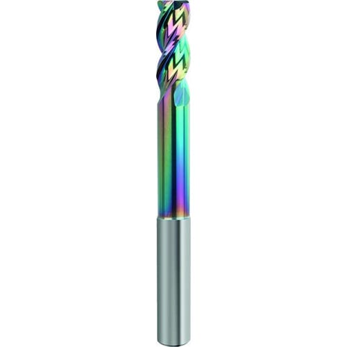 GUHRING アルミ用3枚刃高能率エンドミル エクストラロング Carbo+コート コーナーR付き 16mm RE:0.5mm