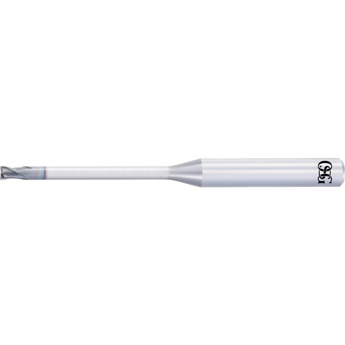 OSG 高硬度鋼用DUROREYコート2枚刃超硬ロングネックラジアスエンドミル AE－CPR2－H 0．2XR0．02X2