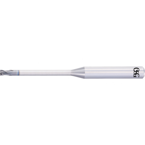 OSG 高硬度鋼用DUROREYコート2枚刃超硬ロングネックラジアスエンドミル 刃径1．5mm