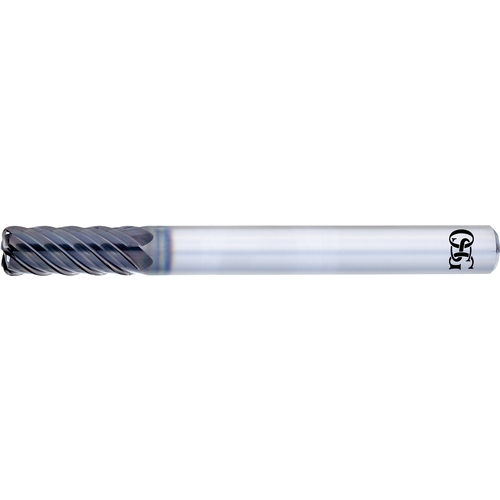 OSG 高硬度鋼用DUROREYコート多刃超硬エンドミルショート形 4枚刃 刃径4mm