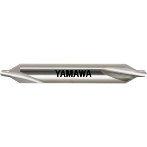 ヤマワ 弱ねじれ溝A形60° センタ穴ドリル 旧JIS1形 CD-S(I) 2.5X60°X8