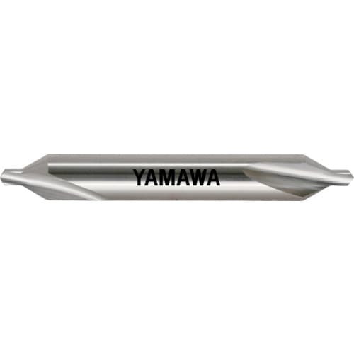 ヤマワ 弱ねじれ溝A形60° センタ穴ドリル CD-S 2X60°X6
