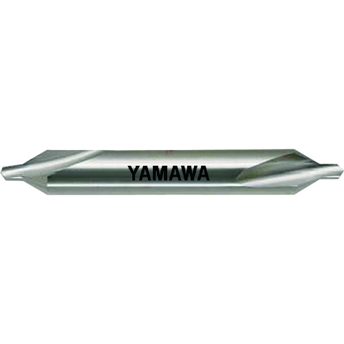 ヤマワ 弱ねじれ溝A形60° センタ穴ドリル 左刃 CD-S LH 1.2X60°X5