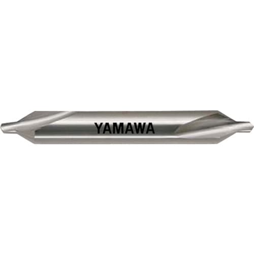 ヤマワ 弱ねじれ溝A形60° センタ穴ドリル 左刃 CD-S LH 4X60°X10
