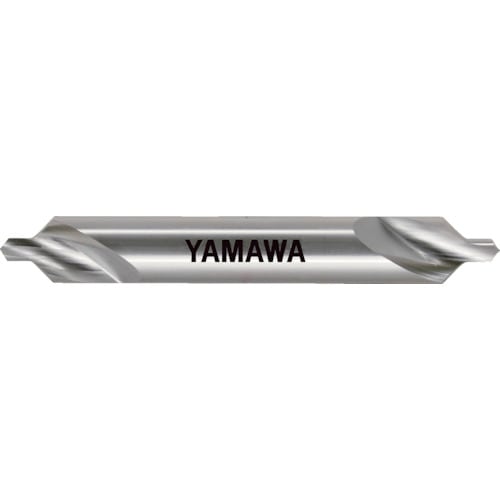 ヤマワ 強ねじれ溝A形90° センタ穴ドリル CE-Q 6X90°X18