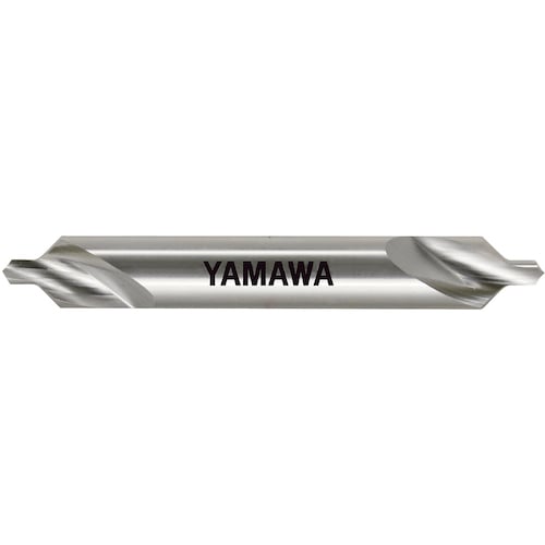 ヤマワ 強ねじれ溝A形90° センタ穴ドリル CE-Q 8X90゜X18