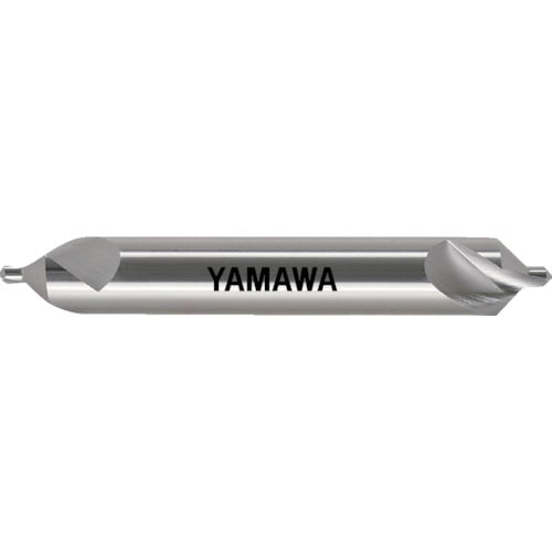 ヤマワ 強ねじれ溝JIS A形90° センタ穴ドリル CEQA 2.5X90°X10