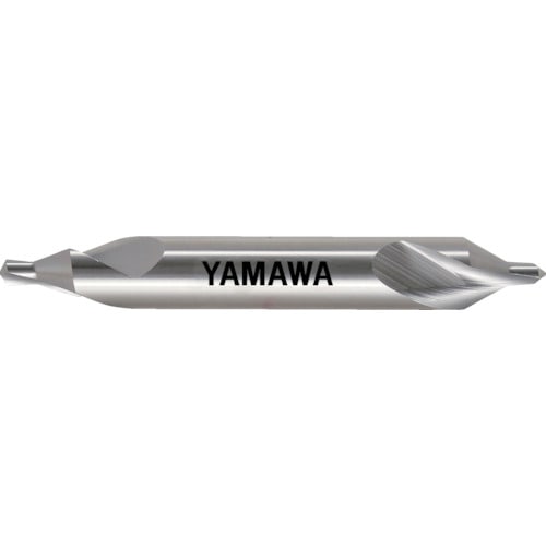 ヤマワ 強ねじれ溝A形60° センタ穴ドリル CE-S 2X60°X6