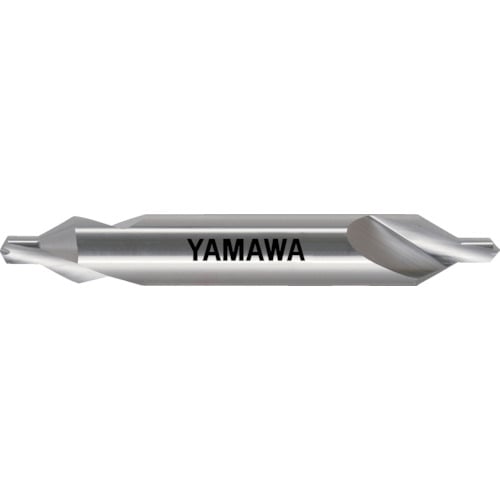 ヤマワ 強ねじれ溝JIS A形60° センタ穴ドリル CESA 5X60°X12.5