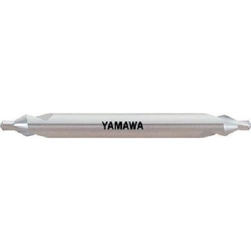 ヤマワ ロングシャンク強ねじれ溝A形60° センタ穴ドリル CE-SL L150 2.5X60°X8