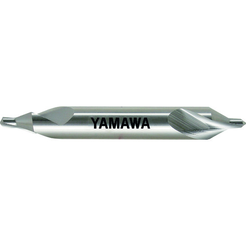 ヤマワ 強ねじれ溝A形75° センタ穴ドリル CE-T 8X75°X18