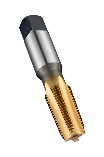 HSS ストレートフルートハンドタップ TiNコーティング, NPT, ANSI標準 E7211