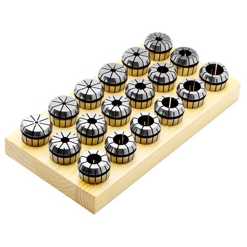 ERコレット ストレートシャンク用 - 木製スタンドセット ER11.C.SET13.WP