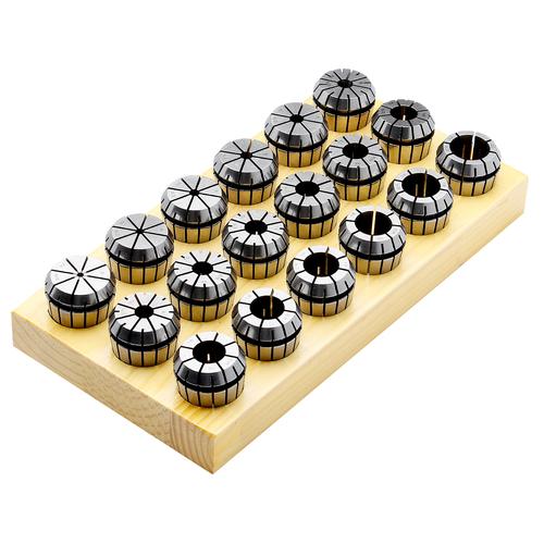 ER シールコレット タップ角部付き - 木製スタンド ER16.T.SET06.WP