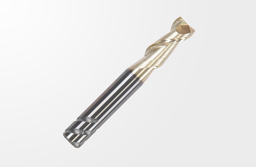 ハイマー 超硬コーティングエンドミル Alu Series Safe‐Lockシャンク F4002NN面取り 刃先径4mm